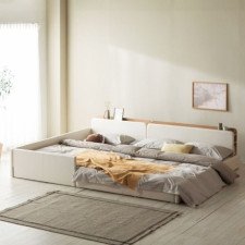 디베이 LED 수납 저상형 패밀리침대 SS+Q 독립매트