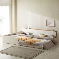 디베이 LED 수납 저상형 패밀리침대 SS+Q 독립매트